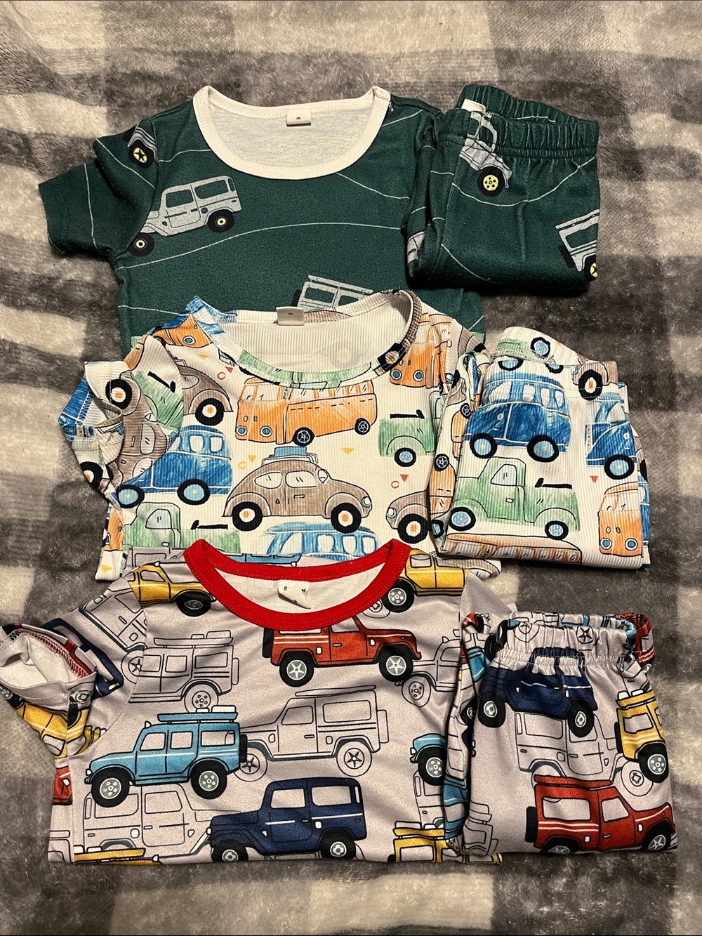 (3) Vehicle Pajama Sets